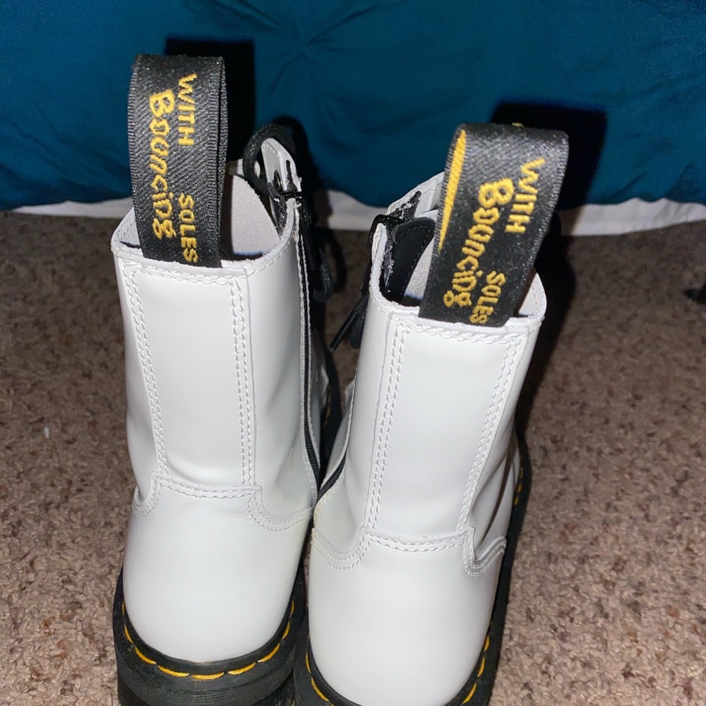 White Platform Dr. Martens Size 10